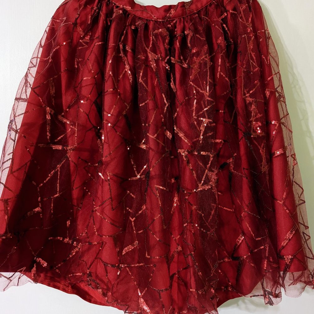 Holiday Pizzazz Sequined Skirt NWT